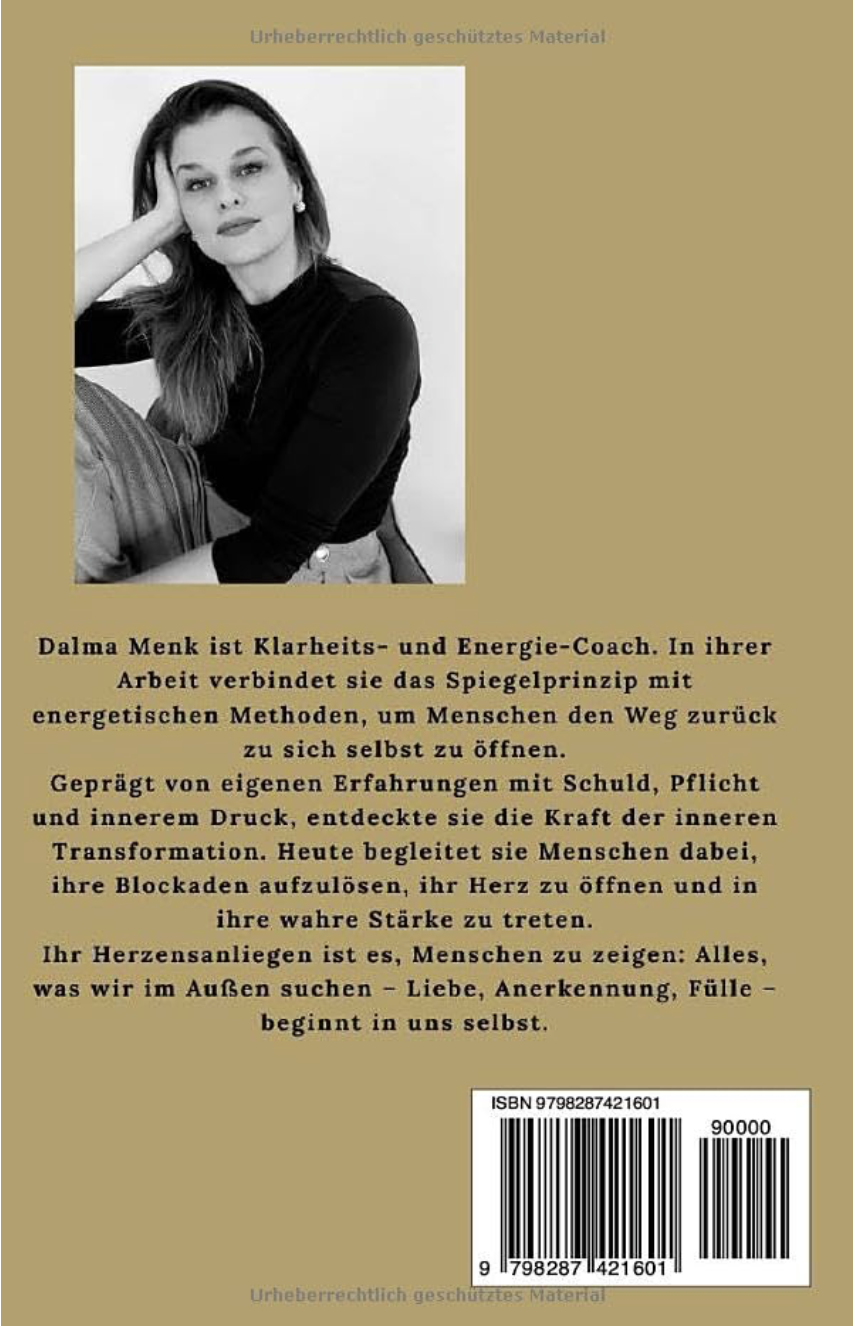 Das Spiegelprinzip – Buchrückseite